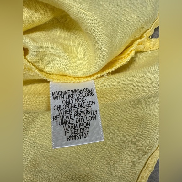 Kim Rogers 100% Linen Blouse PL - Picture 3 of 4